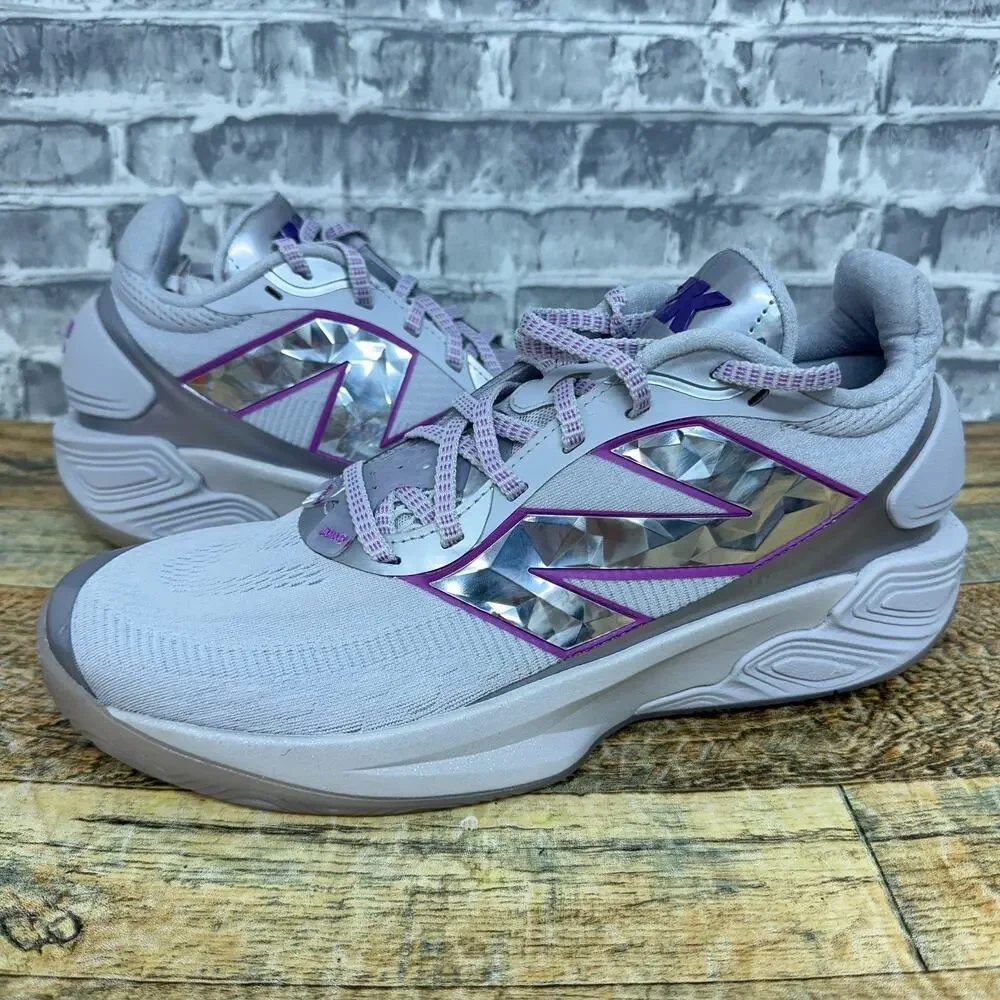 New Balance TWO WXY V5 Gray Purple Basketball Shoes BB2WYFL5 Mens Size 10.5 New